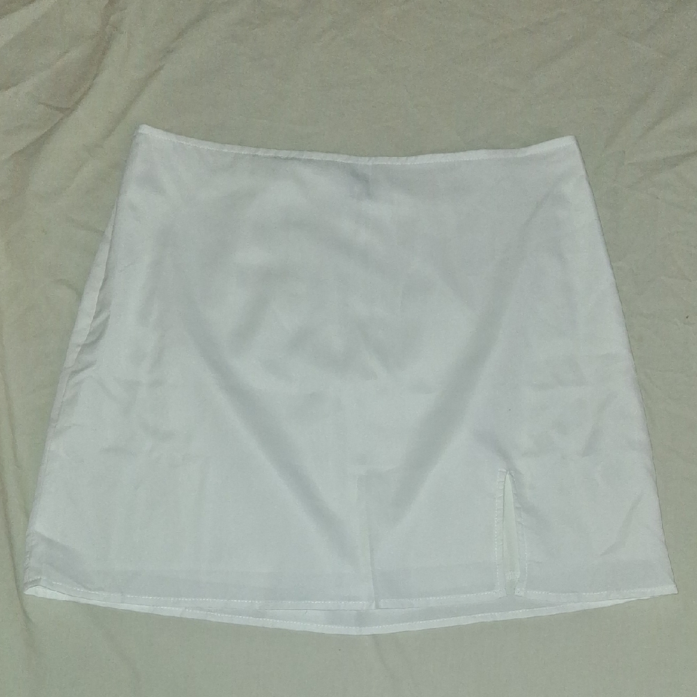 SHEIN White Midi Skirt